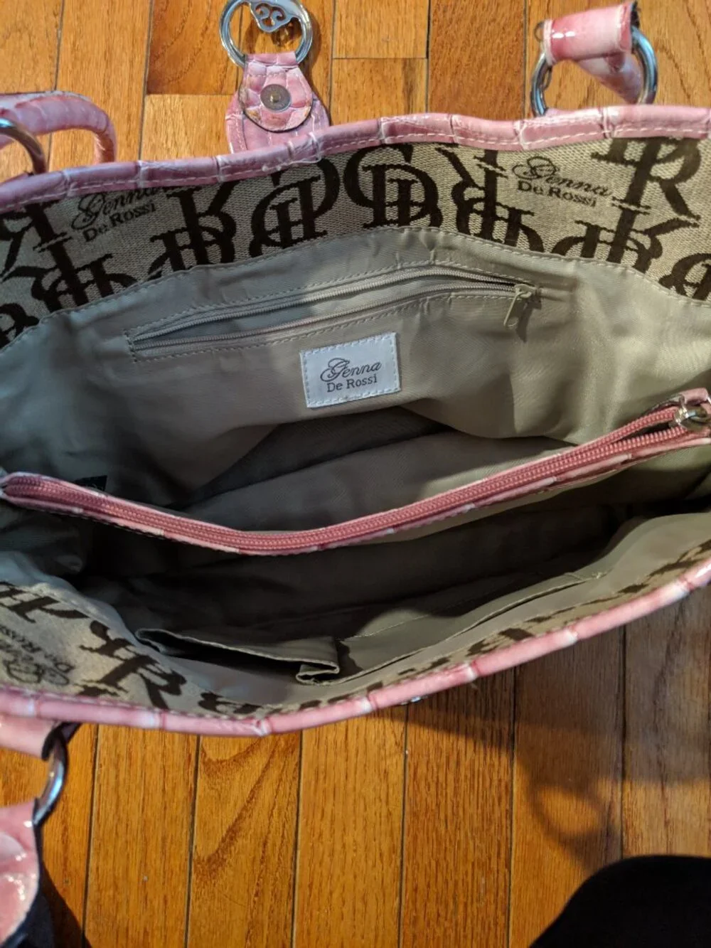 Genna De Rossi canvas shoulder bag